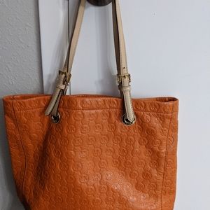 Michael Kors Orange Tote Bag Purse